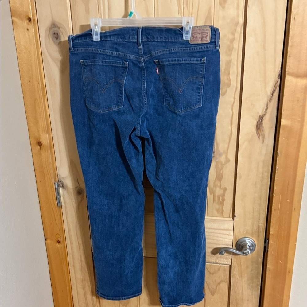Levi’s 505 Straight Classic Blue Women's Jeans - Picture 3 of 4